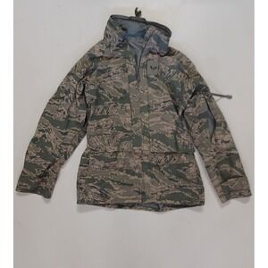 US Air Force APECS Parka Water Proof Jacket Tiger Stripe Small Regular